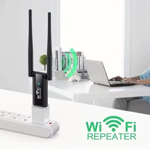 USB WiFi Network Adapter Wireless Internet Accessory for Home and Office in Kuwait