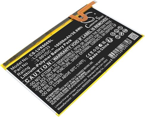 Battery for Yoga Pad Pro, YT-K606FW PN: L20C2P33, L20D2P33, L20L2P33, L20M2P33, SB18C83603 10000mAh in Kuwait