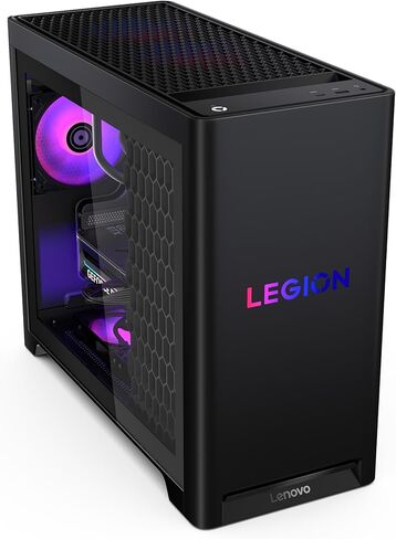 Lenovo Legion Tower 5-2026 - كمبيوتر مكتبي للألعاب - NVIDIA GeForce RTX 5070 - Ryzen 7 7800X3D - ذاكرة 32 جيجا بايت - تخزين 1 تيرابايت - Windows 11 Home - Eclipse Black - بطاقة لعب مجانية للكمبيوتر الشخصي لمدة 3 أشهر in Kuwait