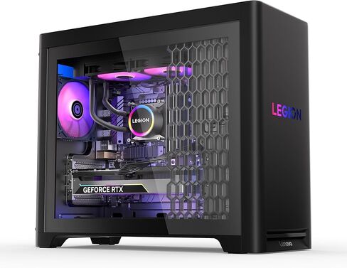 Lenovo Legion Tower 5-2026 - كمبيوتر مكتبي للألعاب - NVIDIA GeForce RTX 5070 - Ryzen 7 7800X3D - ذاكرة 32 جيجا بايت - تخزين 1 تيرابايت - Windows 11 Home - Eclipse Black - بطاقة لعب مجانية للكمبيوتر الشخصي لمدة 3 أشهر in Kuwait
