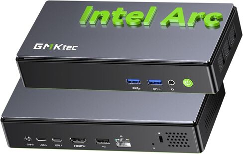 GMKtec K13 كمبيوتر صغير Intel Ultra 7 256V 115Tops SK Hynix LPDDR5 8533 MT/s PCIe 4.0 SSD Intel ARC 140V كمبيوتر مكتبي صغير 5GbE LAN NIC/ 2X M.2 فتحات توسيع/ USB4/ HDMI in Kuwait