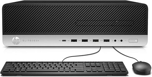 كمبيوتر مكتبي HP Elitedesk 800 G3 SFF للأعمال، Core i7-6700 2.8 جيجا هرتز يصل إلى 3.6 جيجا هرتز كمبيوتر مكتبي، ذاكرة وصول عشوائي 8 جيجا، 256 جيجا SSD، لوحة مفاتيح وماوس، واي فاي/بلوتوث، دعم 4K، Windows 11 Pro (متجدد) in Kuwait