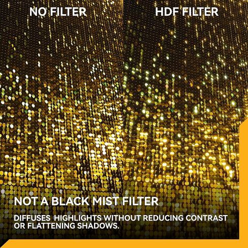 NiSi - فلتر توزيع هايلايت HDF (إطار فضي) - فلتر تأثير توهج مستوحى من الفيلم لسلسلة Fujifilm X100 (X100، X100S، X100F، X100T، X100V، X100VI)، زجاج بصري، طلاء نانو مقاوم للماء in Kuwait