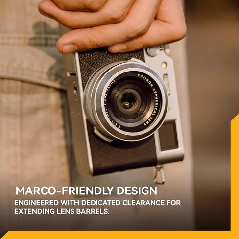 NiSi - فلتر توزيع هايلايت HDF (إطار فضي) - فلتر تأثير توهج مستوحى من الفيلم لسلسلة Fujifilm X100 (X100، X100S، X100F، X100T، X100V، X100VI)، زجاج بصري، طلاء نانو مقاوم للماء in Kuwait