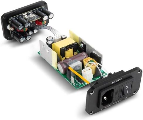 مصدر طاقة منظم LHY Audio 12V: محول تيار مستمر منخفض الضوضاء بقدرة 84 وات لمضخم DAC Preamp، مرشح CLC، تقنية ANC، استخدام سطح المكتب HiFi المدمج in Kuwait