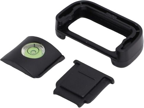 A7C Camera Eyecup Viewfinder Eyepiece, Camera Eyecup Hot Shoe Cover, Protector Cap Kit with Bubble Spirit Level, Ideal for Accessories in Kuwait