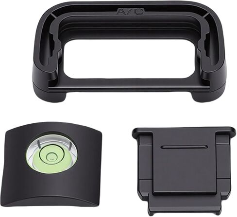 A7C Camera Eyecup Viewfinder Eyepiece, Camera Eyecup Hot Shoe Cover, Protector Cap Kit with Bubble Spirit Level, Ideal for Accessories in Kuwait