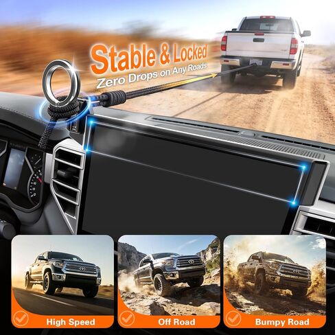 Car Phone Mount for Toyota Tundra 2022 2023 2024 2025 2026 & Sequoia 2023-2026: Magnetic Cell Phone Holder for 3rd Gen Toyota 14-Inch Screen Accessories - Compatible With MagSafe & iPhone Samsung in Kuwait