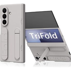حافظة لهاتف Samsung Galaxy Z TriFold مع حزام يد ومسند [مع حماية مفصلية] [مع واقي شاشة] غطاء حماية Stoßfest مع مسند، لحافظة Samsung Z TriFold مع قبضة آمنة in Kuwait