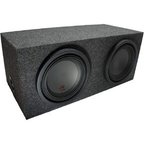 اتصال الصوت الأمريكي العالمي ستيريو السيارة الخلفية مختومة المزدوج 10 "جبال الألب R-W10D2 نوع R مكبرات الصوت سيارة الصوت مخصص صندوق فرعي الضميمة حزمة جديدة in Kuwait