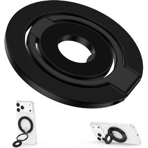Magnetic Cell Phone Ring Holder for MagSafe Grip, Double Sided Magnetic iPhone 17 Grip Finger Ring Kickstand Mag Safe Holder Stand for iPhone 17 Pro Max Air 16e 16 15 14 13,Samsung S26 S25,Pixel 10 9 in Saudi Arabia