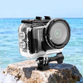 حافظة مقاومة للماء Osmo 360، غطاء تحت الماء 40 متر/131 قدم مع طلاء AR عالي النفاذية بنسبة 97% مضاد للضباب ومقاوم للخدش لـ DJI Osmo 360 غطاء واقٍ للغوص وركوب الأمواج والسباحة والتزلج in Kuwait