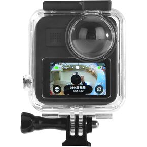 حافظة مقاومة للماء لكاميرا Gopro MAX Action، الوقاية من الغبار والغبار، غطاء حماية تحت الماء 40 متر مع ملحقات تثبيت على شكل قوس (ليس لـ MAX 2) in Kuwait