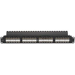 Black Box Cat6 Patch Panel, Feed-Through, 1U, Unshielded, 48-Port - JPM820A-HD in Kuwait