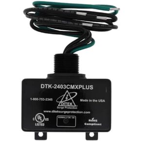 DITEK DTK-2403CMXPLUS 208/240VAC، NEMA 4X، جهاز حماية من زيادة التيار، ثلاثي الطور، UL1449 مُدرج SPD من النوع 1 in Kuwait