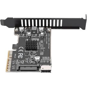 بطاقة توسيع من النوع E من الأمام إلى PCIe، بطاقة توسيع من النوع C بسرعة 20 جيجابت في الثانية 15 دبوس PCIe إلى USB 3 Serial ATA مع دعامة متوافقة مع X4 X8 X16 in Kuwait