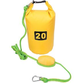 Haofy 20L PWC Sand Bag with Buoy Adjustable Rope 2 in 1 Float Sand Bag Floating Buoyant for Motorboats Kayaks Watercraft in Kuwait