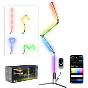 أضواء التخييم القابلة لإعادة الشحن، 16 مليون لون، ضوء التخييم RGB الذكي، 2.97 رطل للتخييم الخفيف المحمول اللاسلكي، أضواء خيمة قابلة للطي 53 بوصة للتخييم والمشي لمسافات طويلة والنزهات وحالات الطوارئ وانقطاع التيار الكهربائي. in Kuwait