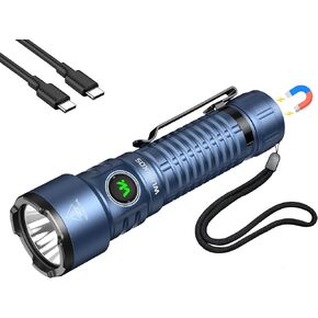 Wurkkos TS28 Rechargeable LED Flashlight, 3200 Lumens Super Bright Flashlight with Multiple Modes, IPX8 Waterproof Flash Lights for Camping, Hiking, Outdoor and Emergency Use in Kuwait