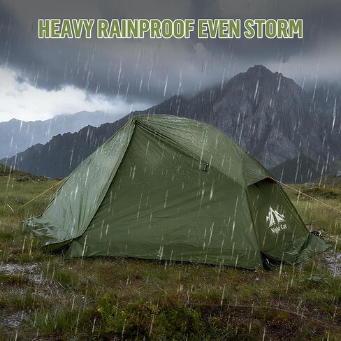 Night Cat 1-Person Camping Tent: Lightweight Waterproof Hiking Tent for Adult Cot Not Included in Kuwait