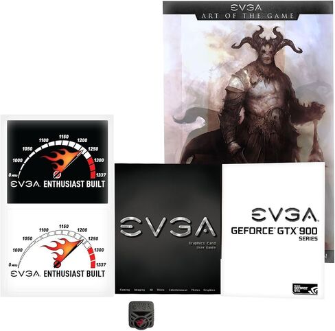 EVGA GeForce GTX 980 4GB GAMING، بطاقة رسومات تبريد صامت 04G-P4-2980-KR (متجددة) in Kuwait