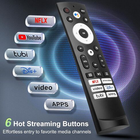 Only for Hisense Google Smart TV Voice Remote Replacement 4K QLED UHD Mini-LED Quantum ULED Series Remotes Control - 1 Year Warranty in Kuwait