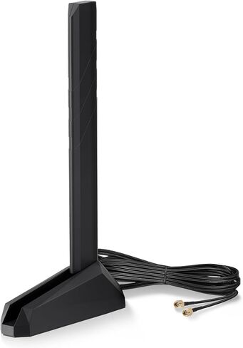 هوائي Eightwood WiFi 7 WiFi 6E ثلاثي الموجات 6 جيجا هرتز 5 جيجا هرتز 2.4 جيجا هرتز RP-SMA هوائي مع قاعدة مغناطيسية للكمبيوتر المكتبي ASUS Gigabyte Aorus Gaming Motherboard PCIe Bluetooth Card in Kuwait