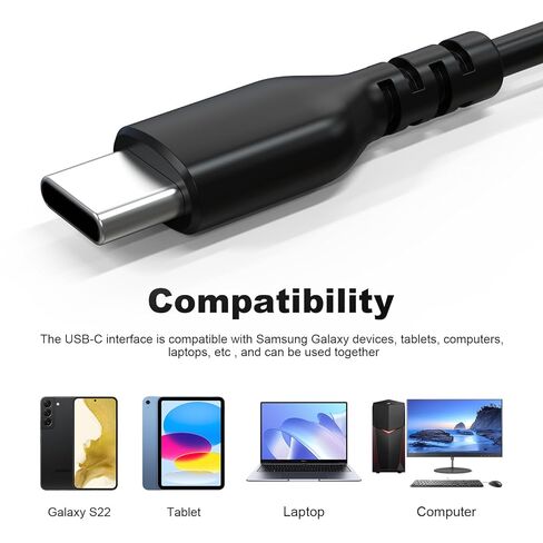 USB C to 2.5mm Headphone Audio Cable for Bose QuietComfort Ultra, QuietComfort QC45 QC35II QC35 QC25 700 SoundLink Soundtrue Headset Aux Cord for iPhone 15 16 17, iPad, Samsung Galaxy, Laptop 4.6 FT in Kuwait