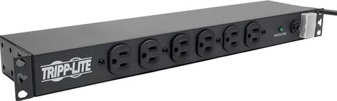 Tripp Lite DRS-1215 14-Outlet Economy Network Server Surge Protector, 1U Rack-Mount, 15 feet Cord, 3000 Joules, AC 120 V - 19 inch rack in Kuwait
