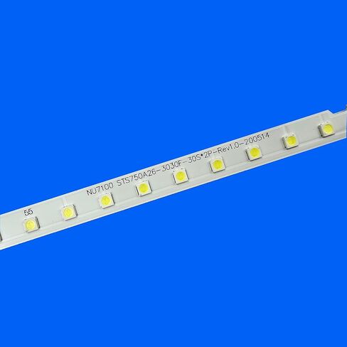 3pcs LED Strips for Samsung STS750A26_3030F BN96-46078A UE75NU7170 UE75NU7100 UN75RU7100F UN75NU6080F UN75RU710DF UN75NU6900F UN75NU6950F UN75NU7100F in Kuwait