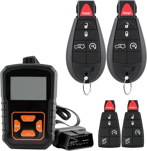 DIY Remote Key Fob FOBIK Replacement Fits for Dodge Challenger 2008 2009 2010 2011 2012 2013 2014 Charger 2008-2010 Durango 2011-2013 Jeep Grand Cherokee Chrysler 300 Keyless Entry Remote IYZ-C01C in Kuwait