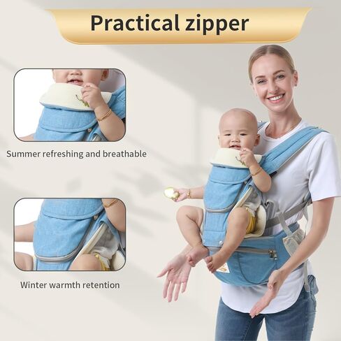 Tiger&Kitty Baby Sling Carrier,6-in-1 Ergonomic Backpack Front Newborn to Toddler Wrap,Lightweight Adjustable Baby Seat Carrier,Pink in Saudi Arabia
