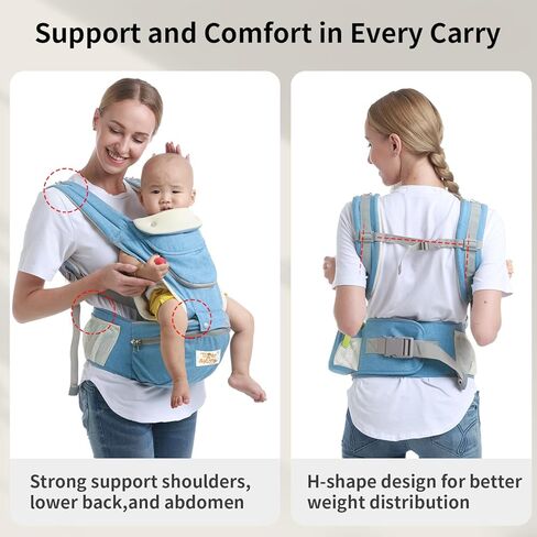 Tiger&Kitty Baby Sling Carrier,6-in-1 Ergonomic Backpack Front Newborn to Toddler Wrap,Lightweight Adjustable Baby Seat Carrier,Pink in Saudi Arabia