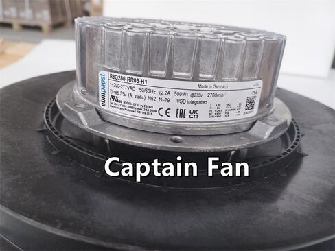 R3G280-RR03-H1 Ebm Papst EC Fan 230VAC 2.2A 500W محرك المغزل لمروحة الطرد المركزي in Kuwait
