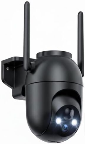 VicoHome Outdoor Security Camera Wireless, 2K Battery-Powered WiFi Camera, PTZ 360° Surveillance, Night Vision, AI Motion Detection, Two-Way Talk, Waterproof, Cloud & SD Storage in Kuwait