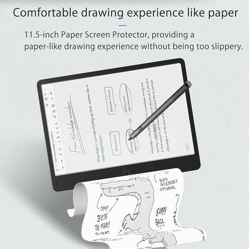 NOUKAJU [عبوة من قطعتين] واقي شاشة لجهاز TCL Note A1 NXTPAPER، فيلم ورقي، نفاذية عالية للضوء، خدش، واقي شاشة ورقي لجهاز TCL Note A1 NXTPAPER للرسم اللوحي 11.5 بوصة in Kuwait
