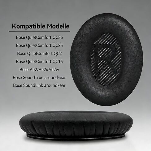 Replacement Ear Cushions for Bose QC35/QC35 II Headphones, 56mm Leather with Memory Foam, for Ae2/Ae2i/QC25/QC15 in Kuwait