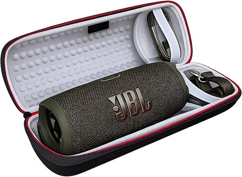 JBL Charge 5 - مكبر صوت بلوتوث محمول مقاوم للماء (IP67) مع مخرج شحن USB Powerbank، وقت تشغيل يصل إلى 20 ساعة، Partyboost، بما في ذلك حقيبة السفر الواقية من Winguard (بلوتوث، رمادي) in Kuwait
