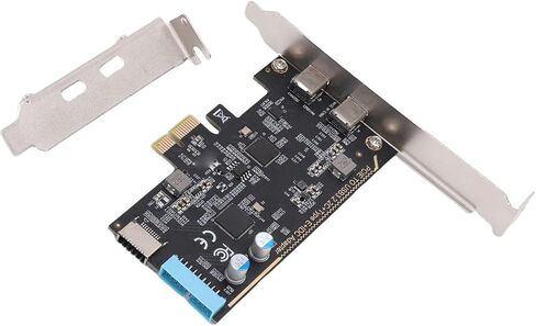 بطاقة توسيع PCIe USB 3.2 Gen 1 TypeC عالية السرعة، عرض نطاق ترددي 5 جيجابت في الثانية، سهلة التركيب، متوافقة مع OS X in Kuwait