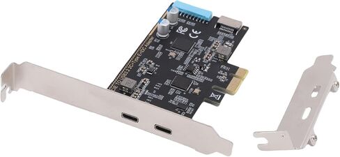 بطاقة توسيع PCIe USB 3.2 Gen 1 TypeC عالية السرعة، عرض نطاق ترددي 5 جيجابت في الثانية، سهلة التركيب، متوافقة مع OS X in Kuwait
