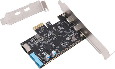 بطاقة توسيع PCIe USB 3.2 Gen 1 TypeC عالية السرعة، عرض نطاق ترددي 5 جيجابت في الثانية، سهلة التركيب، متوافقة مع OS X in Kuwait