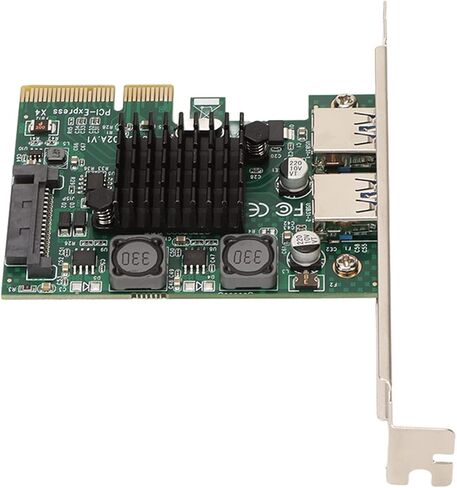 SUNGOOYUE USB3.2 Expansion Card, 2 Ports 10Gbps High Speed with ASM3142 Chip and Independent Power Management, for PCIE X4 X8 X16 in Kuwait