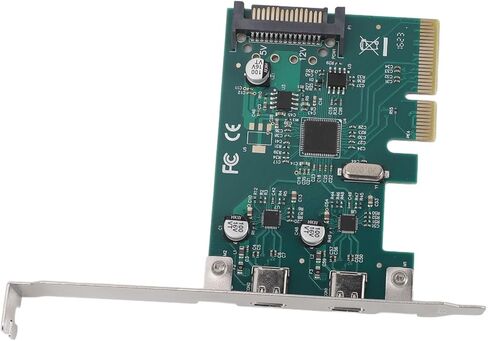بطاقة محول SUNGOOYUE PCIe إلى النوع C، بطاقة توسيع USB 3.1 عالية السرعة بسرعة 10 جيجابت في الثانية مع وحدة تحكم ASM1142، لأجهزة USB C in Kuwait