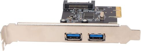 بطاقة توسيع SUNGOOYUE PCIE إلى USB 3.0، منفذين بمعدل نقل 5 جيجابت في الثانية، USB Hot Swap، مع 3.0 SuperSpeed، لـ Vista 7 in Kuwait
