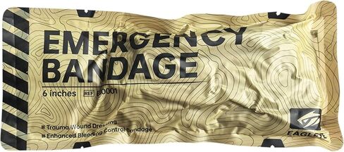 EAGLEYE- 6" Emergency Trauma Compression Bandage, Sterile Vacuum-Sealed, Elastic Pressure for Bleed Control, Suitable for First Aid, Military, and Outdoor IFAK Kits (2-Piece Set) in Saudi Arabia