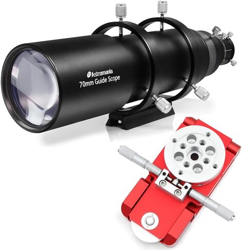 Astromania Deluxe Finderscope Guide Scope Mount - حزمة مع - نطاق دليل مطور 70 مم FMC in Kuwait