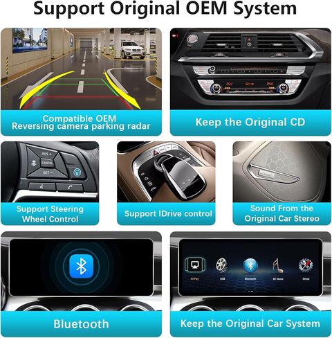 ترقية شاشة لمس QLED مقاس 12.8 بوصة لسيارة Mercedes Benz C GLA W205 X253 C300 (2015-2018) NTG 5.0/5.1 - Linux مستقر سريع، Wireless CarPlay/Android Auto، 2400x900 HD، سبائك الزنك in Kuwait