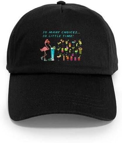 CafePress Flamingo Happy Hour Adjustable Baseball Cap in Saudi Arabia