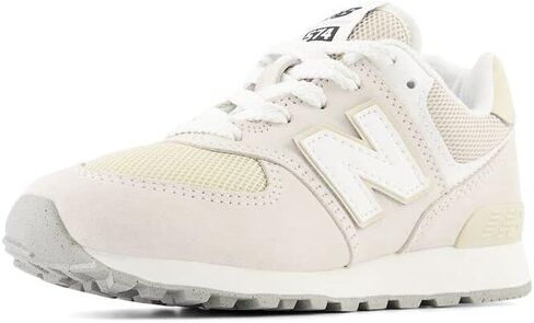 New Balance Boy's 574 V1 Neo Sole Lace-Up Sneaker, Washed Burgundy/Nb Navy, 5 Big Kid in Saudi Arabia