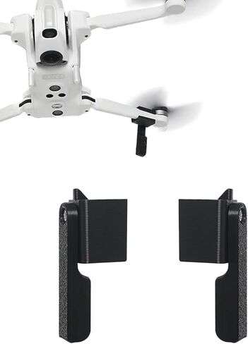 Foldable Landing Gear Extensions for Insta360 Shadow Wing Antigravity A1, 3cm Height Lift, Anti-Scratch & Anti-Wear Landing Protection, Lightweight 8g, Easy to Install, Foldable Storage, Black in Kuwait